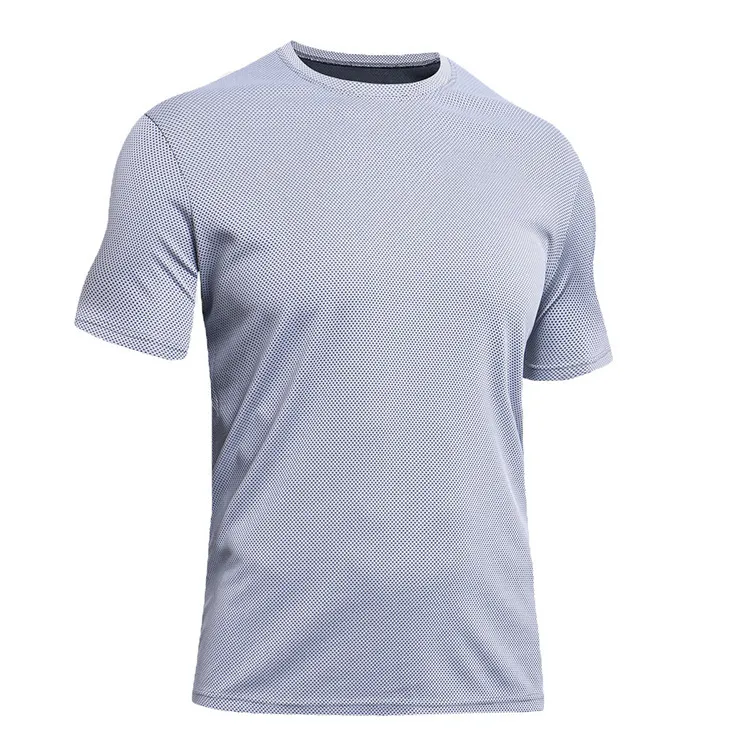 LL Outdoor Men's Sport T Shirt Mens Quick Dry Sweat-wicking Short Top Men Wrokout Short Sleeve LL47