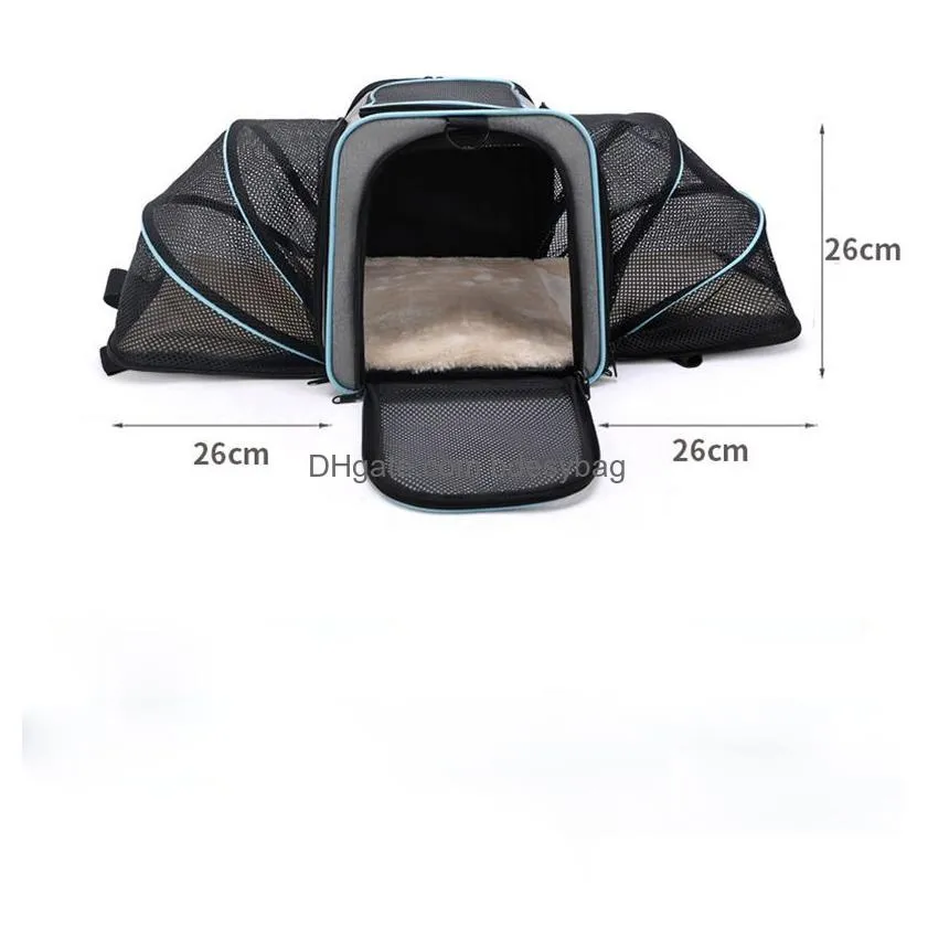 Cat Carriers,Crates & Houses Foldable Dog Cat Carriers Bags Shoder Portable Pet Breathable Outgoing Travel Backpack Car Transport Bag Dhrdm