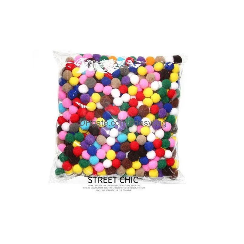 Christmas Decorations Mixed Fluffy High Elasticity Soft Pompoms Home Furnishings Diy Hand-Sewn Craft Children Toys Wedding Christmas D Dhzrn