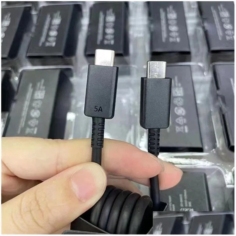 Type C Pd Usb C To Usbc Cables 25w Super Fast Charging 45w 5a For Samsung Galaxy S22 5g S21 S20 Note 20 10 A71 Tab S7 S8