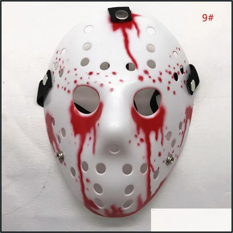 masquerade masks jason voorhees mask friday the 13th horror movie hockey mask scary halloween costume cosplay plastic party masks fy2931