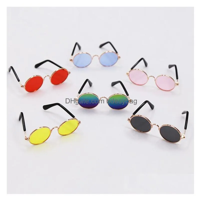 Dog Apparel Pet Apparel Product Glasses For Cat Little Dog Toy Eye-Wear Sunglasses Pos Props Accessories Drop Delivery Home Garden Pet Dhhan