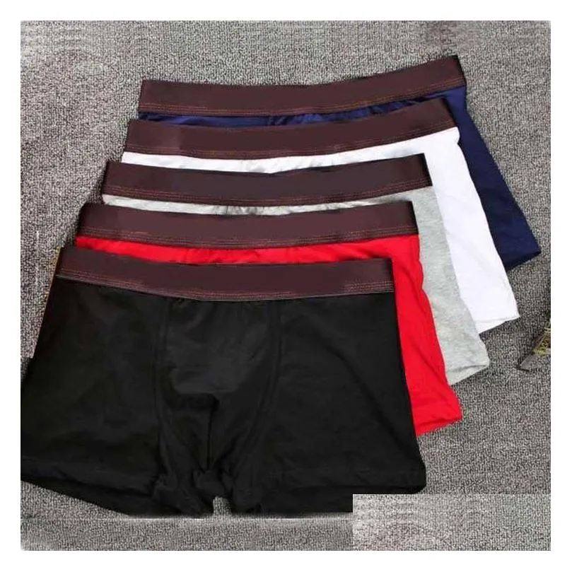 Designers brand Mens Boxer men Underpants Brief For Man UnderPant Sexy Underwear Male Boxers Cotton Underwears Shorts 3Pieces Come With