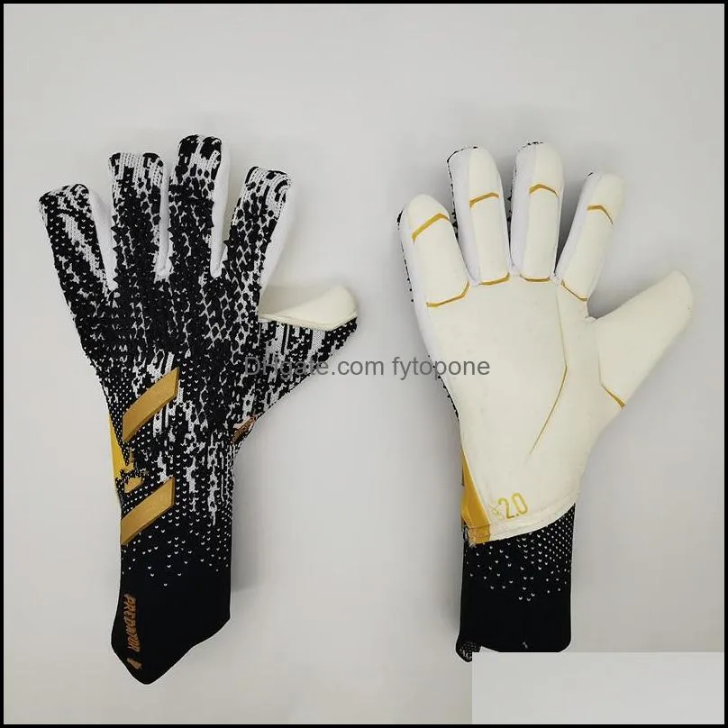 4mm goalkeeper gloves finger protection professional men football gloves adults kids thicker goalie soccer glove