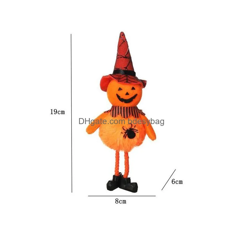 Other Festive & Party Supplies Plush Doll Pendant Ghost Festival Pumpkin Witch Ornaments Haunted House Decoration Props Halloween Part Dhdwq