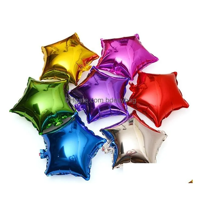 Other Event & Party Supplies 18 Inch Heart Foil Balloons Mticolor Aluminum Balloon For Valentines Day Birthday Wedding Party Decor Sup Dhbd5