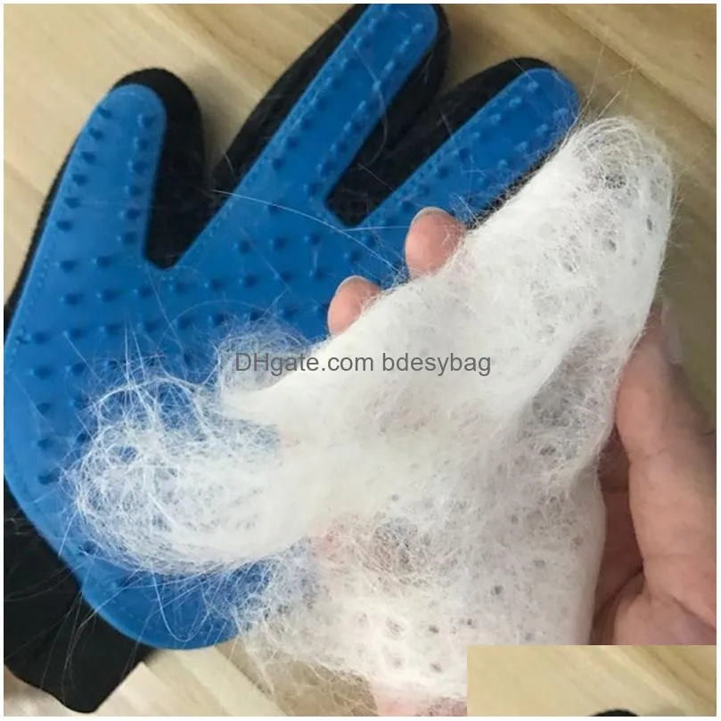 Dog Grooming Cleaning Pet Grooming Supplies Dog Glove Mas Hair Deshedding Brush For Animal Gloves Comb Cats Bath Drop Delivery Home Ga Dh8Gt