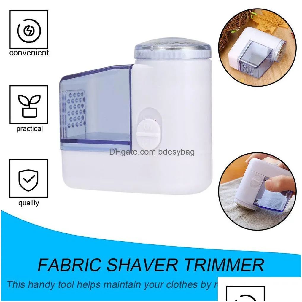 Lint Remover Mini Lint Clothes Fuzz Pellet Trimmer Hine Portable Fabric Shaver For Spools Removal 7X3.5Cm Drop Delivery Home Garden Ho Dhv2U