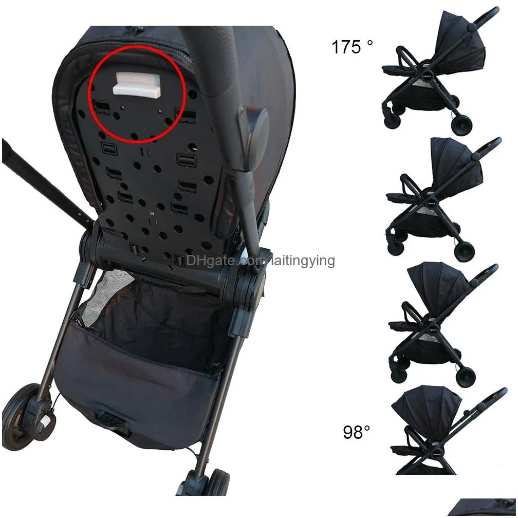 Strollers Lightweight Stroller Travel Portable Pram Pushchair Eu Standard Lj200901 Drop Delivery Baby Kids Maternity Dhsg9