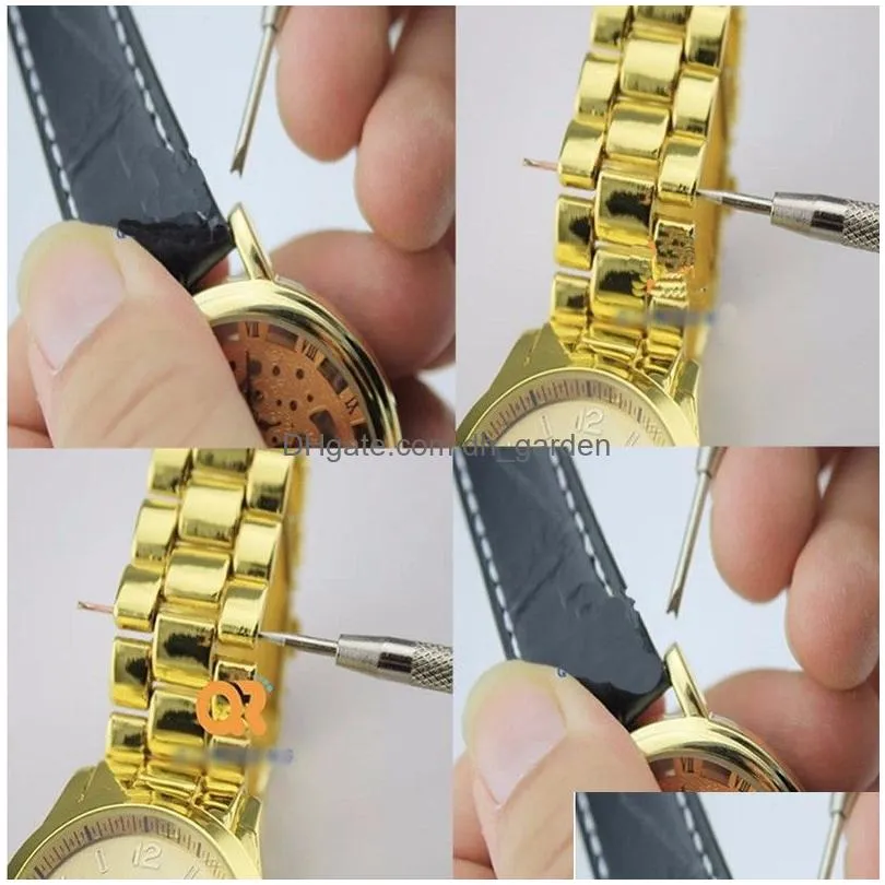 Repair Tools & Kits Metal Watch Band Repair Tools Stainless Steel Bracelet Watchband Opener Strap Replace Spring Bar Connect Dhgarden Otils