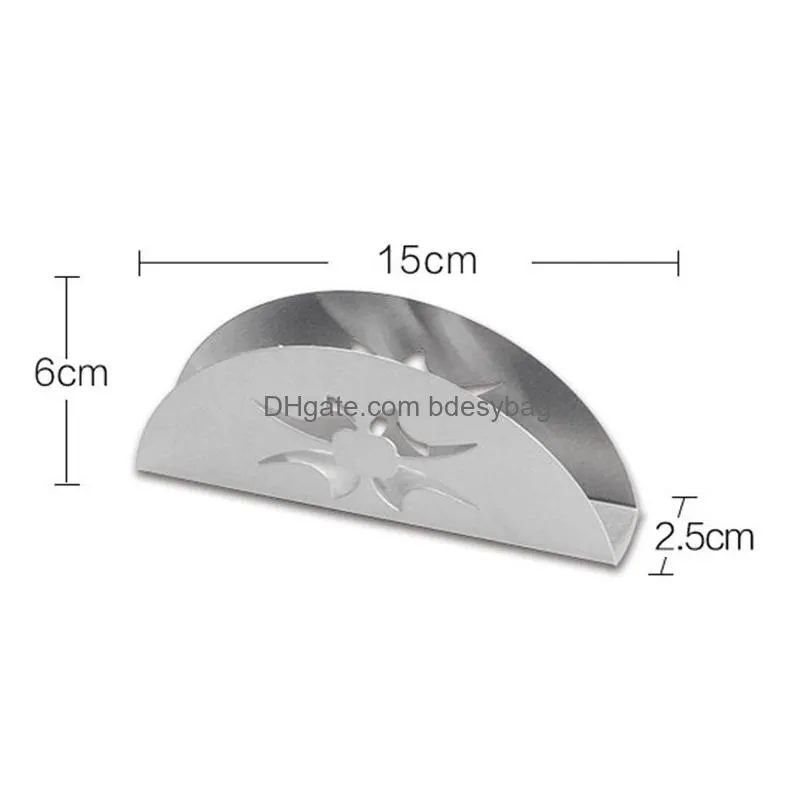 wholesale stainless steel standing countertops kitchen napkin holder paper towel holder holds stand kitchen tool lz1194