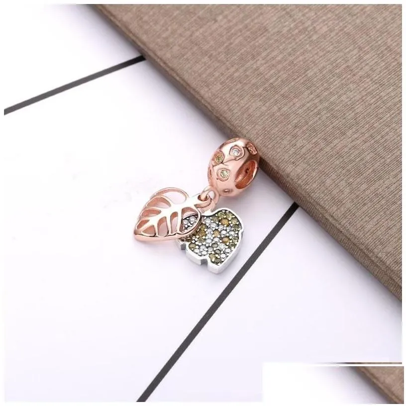 Charms 925 Sterling Sier For Original Pandora Charm Bracelet Rose Lock Tree Of Life Love Family Beads Diy Jewelry Making Drop Delive