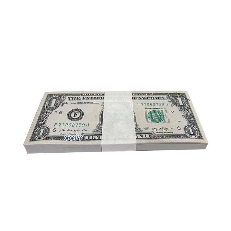 50% size movie props party game dollar  counterfeit currency 1 5 10 20 50 100 face value of us dollars fake money toy gift 100262t