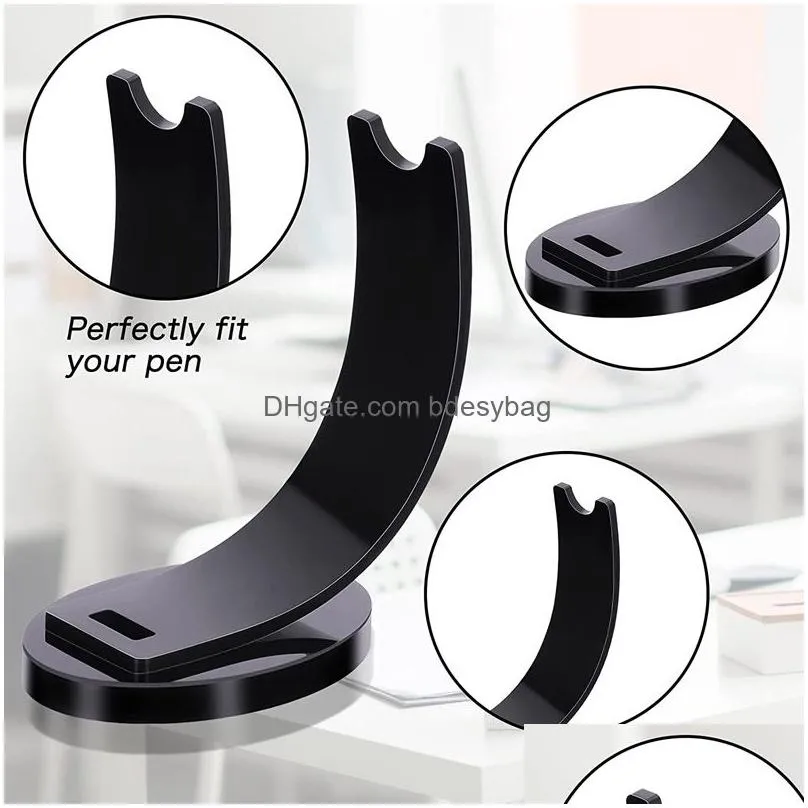 acrylic pen holder pen display stand pencil display holder fountain pen display rack for home school office lx5366
