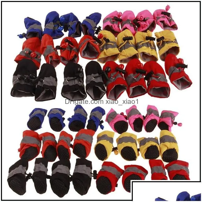 dog apparel antiskid puppy shoes softsoled pet waterproof small prewalkers soft products supplies paw care drop delivery home garden