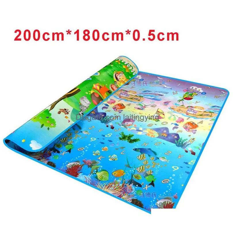 kids large play mat rug carpet infant children bebe gym mat playmat baby floor games mats est safe alphabet mat soft toys 210320