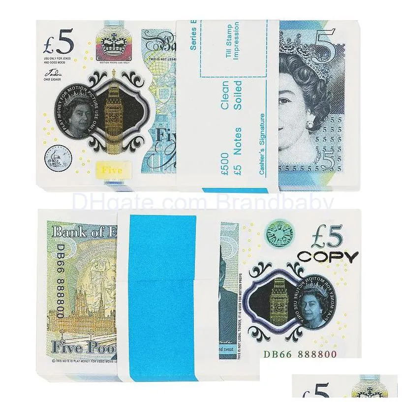 movie money uk pounds gbp bank game 100 20 notes authentic film edition movies play fake cash casino photo booth props