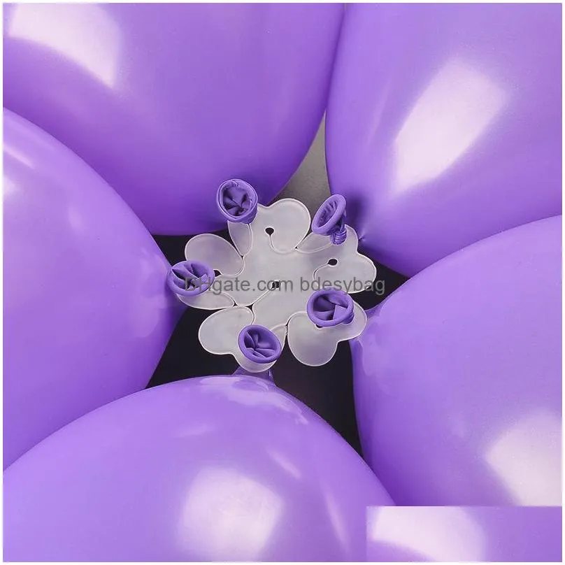 balloon plum blossom clip practical birthday wedding party plastic clip sealer balloon decoration accessories wholesale lzj0093