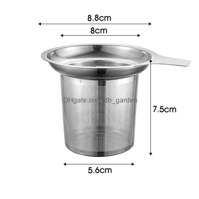 stainless steel teas strainers mesh tea infuser metal coffee vanilla spice filter diffuser reusable