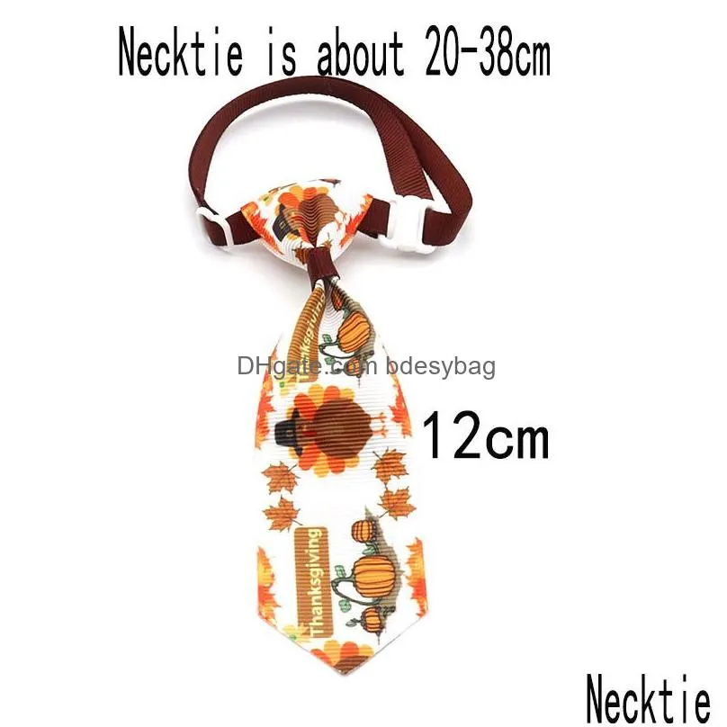 Dog Apparel Printing Handmade Summer Style Pet Dog Apparel Puppy Cat Bow Ties Adjustable Bowties Bowknot Cats Collar Pets Grooming Acc Dhwjb