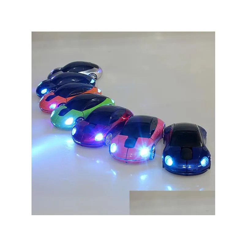 wireless 2.4ghz car mouse 3d optical wireless auto mouse sports car shape mice receiver usb for pc laptop 