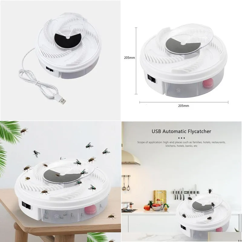 Other Home & Garden Other Home Garden Usb Electric Fly Trap Anti Matic Flycatcher Insect Pest Control Killer Device Catching 230526 Dr Dhlwv