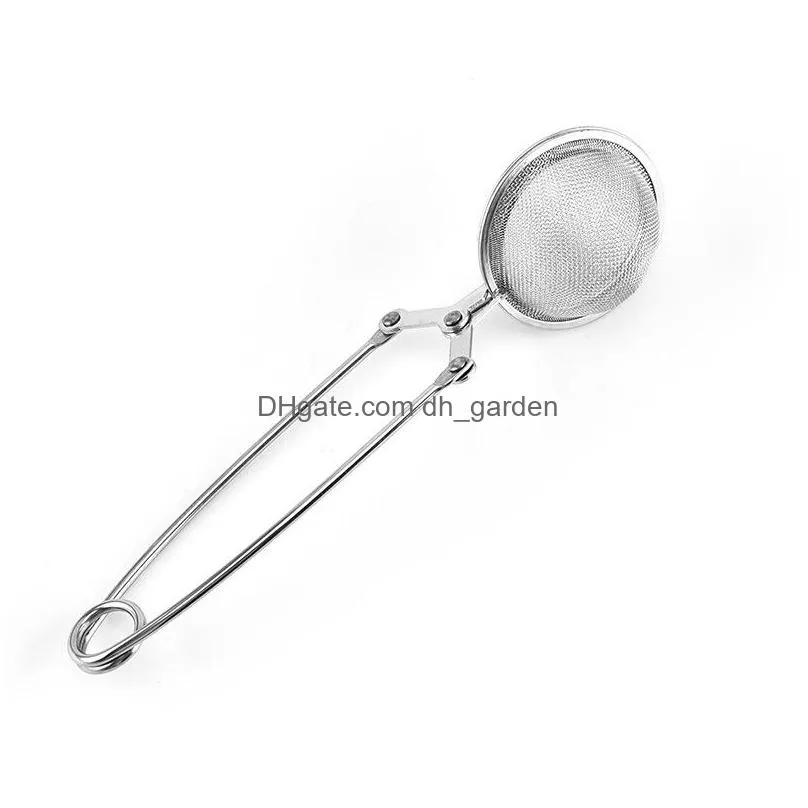 tea infuser tools 304 stainless steel ball mesh teas strainer coffee vanilla spice filter diffuser kitchen accessories