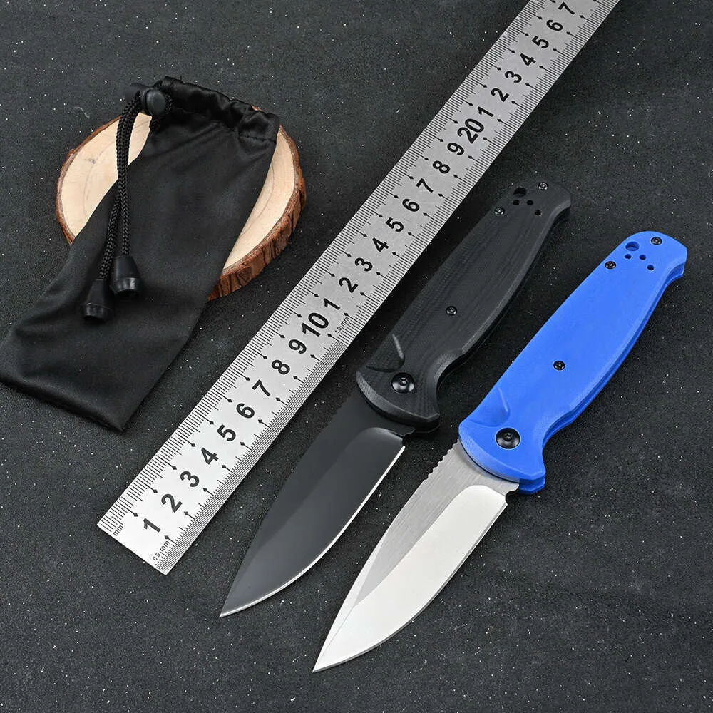 BM 4300 CLA AU.to Pocket Folding Knife 9CR14MOV BLADE G10 HANDLING Utomhus camping Taktiska knivar som jagar självförsvarsverktyg