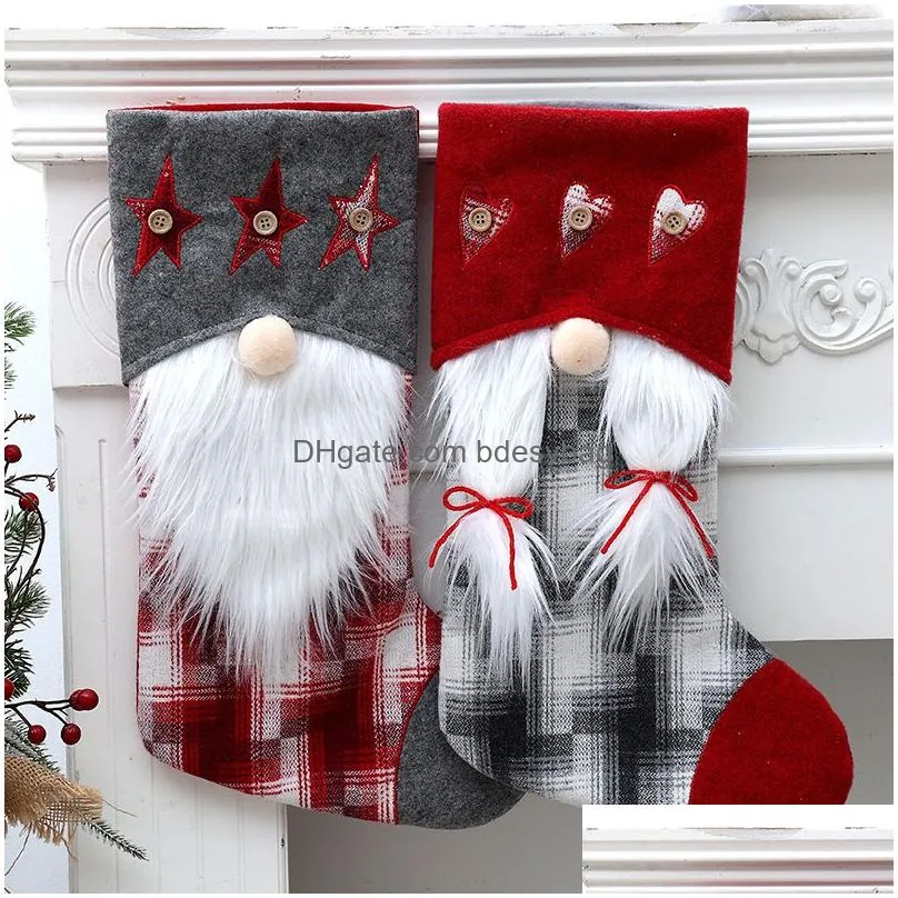 Christmas Decorations Christmas Decorations Rudolf Socks Candy Kids Gift Bag Party Supplies Drop Delivery Home Garden Festive Party Su Dhyni