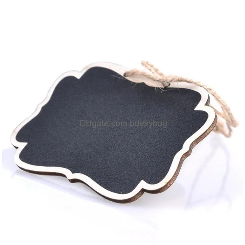 mini small wooden chalk blackboard wedding kitchen restaurant signs chalkboard writing notice message paint wood board ct418