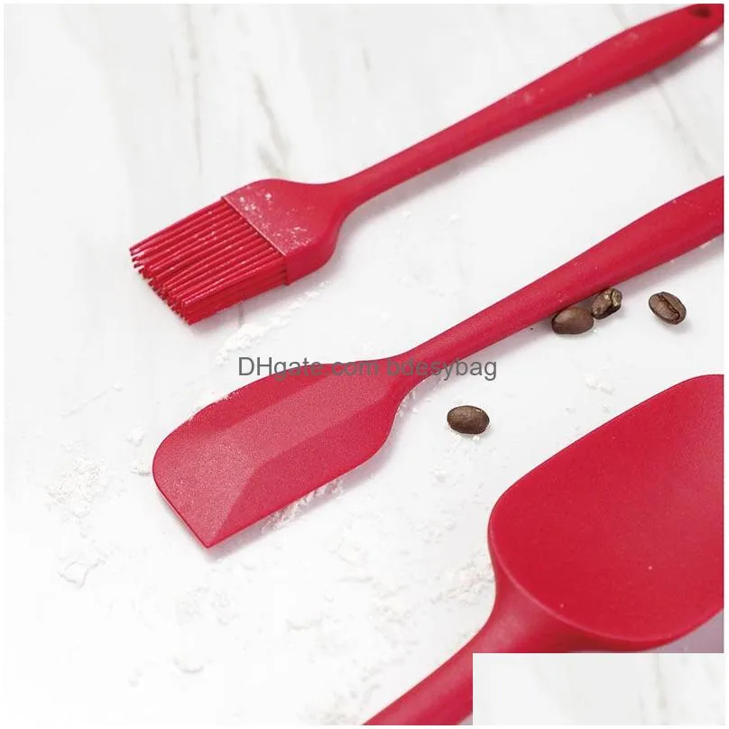 Cake Tools Sile Baking Tools Spatas Cream Cooking Heat Resistant Kitchen Supplies Drop Delivery Home Garden Kitchen, Dining Bar Bakewa Dhpeu