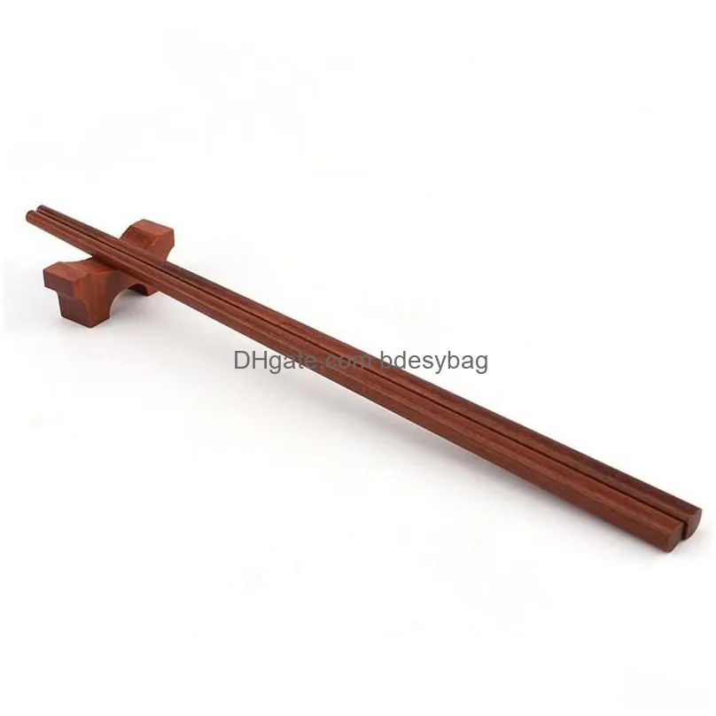 japanese style 25cm chopsticks natural wood chopsticks kitchen utensils tableware high quality red wood chopstick lx3741