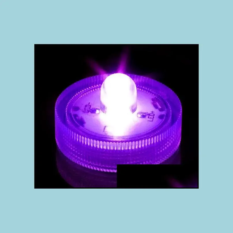 submersible candle underwater flameless led tealights waterproof electronic smokeless candles lights wedding birthday party xmas