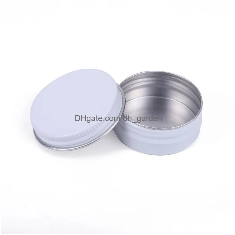 15ml metal aluminium bottle tins lip balm containers empty jars screw top tin cans