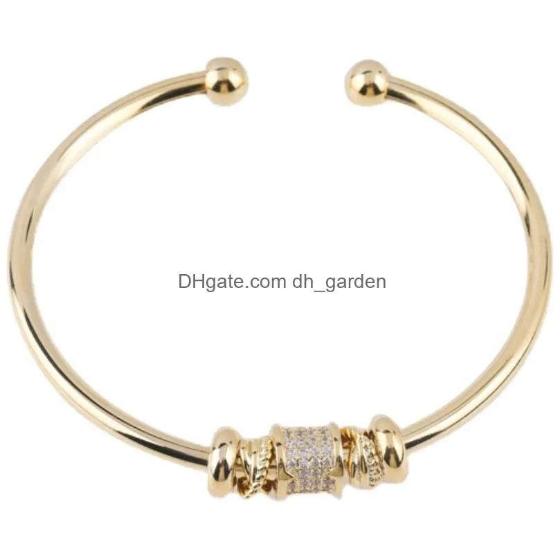 Bangle Transfer Girlfriends Cuff Bracelet Fashion Jewelry Party Luxury Bangle For Drop Delivery Jewelry Bracelets Dhgarden Ot4Ks