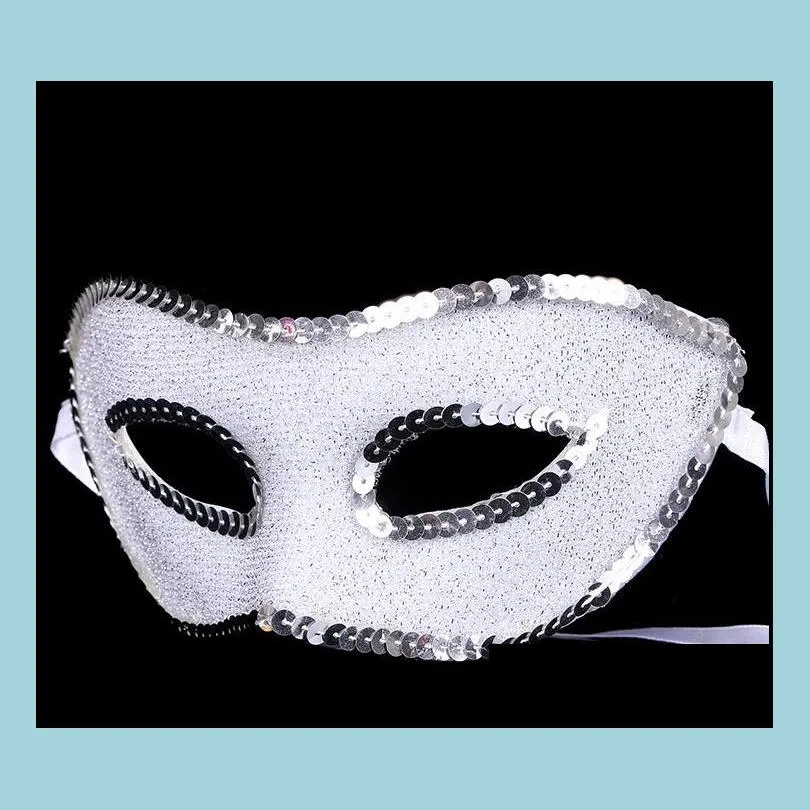 new fashion party ball mask men women venetian masquerade wedding glitter cloth masks christmas fancy dress props gold silver