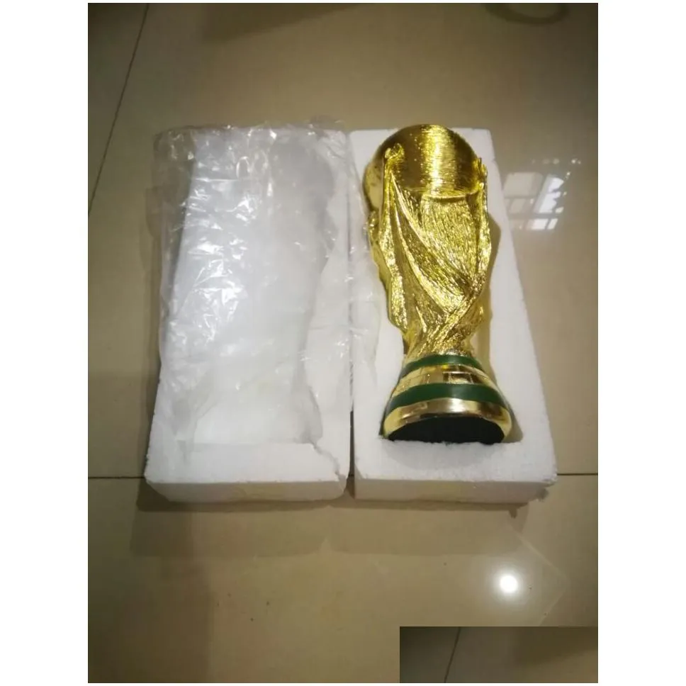 lastest world cup soccer resin trophy champions souvenir for gift size 13cm 21cm 27cm 36cm14.17 as fans gift or coll