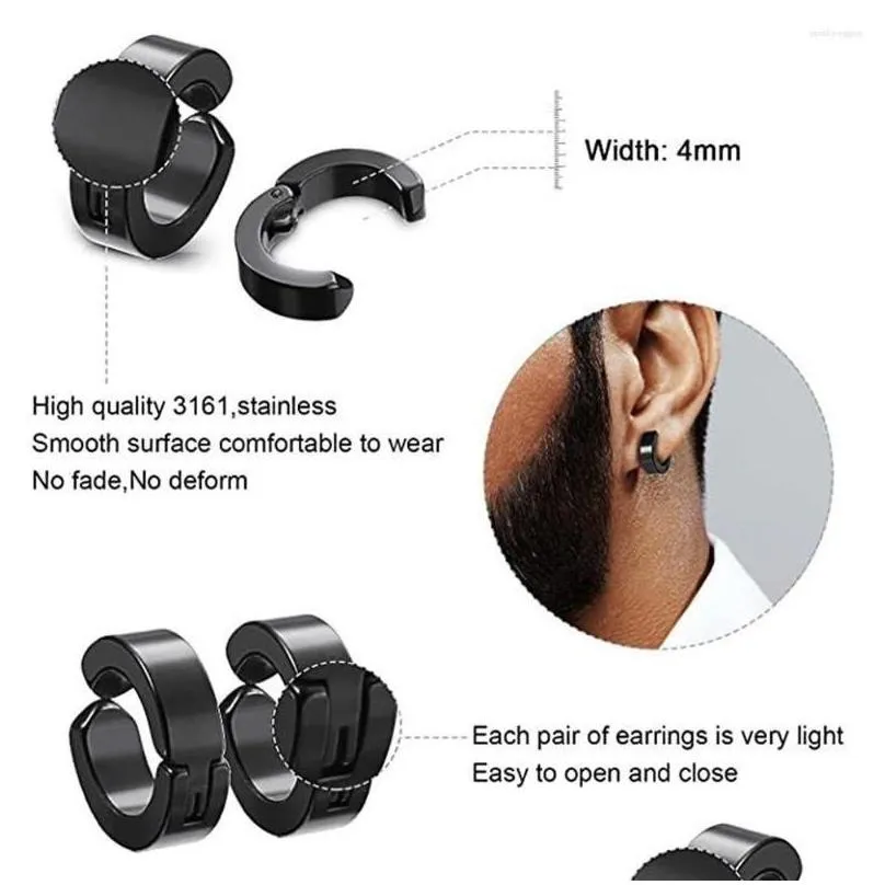 Punk Titanium Magnetic Stud Earrings Set Non Piercing Titanium Magnetic 6 8 Perfect Gift For Boyfriend Or Lover Fast Drop Delivery From Amajewelry 9.23 DHgate.Com