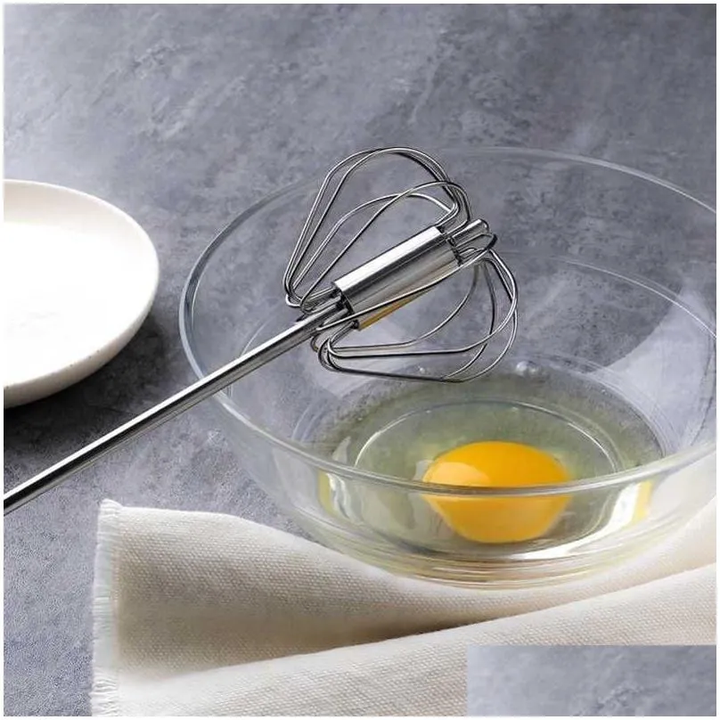 egg tools whisk blender hand pressure semi-automatic egg beater stainless steel kitchen accessories tools self turning cream utensils whisk manual