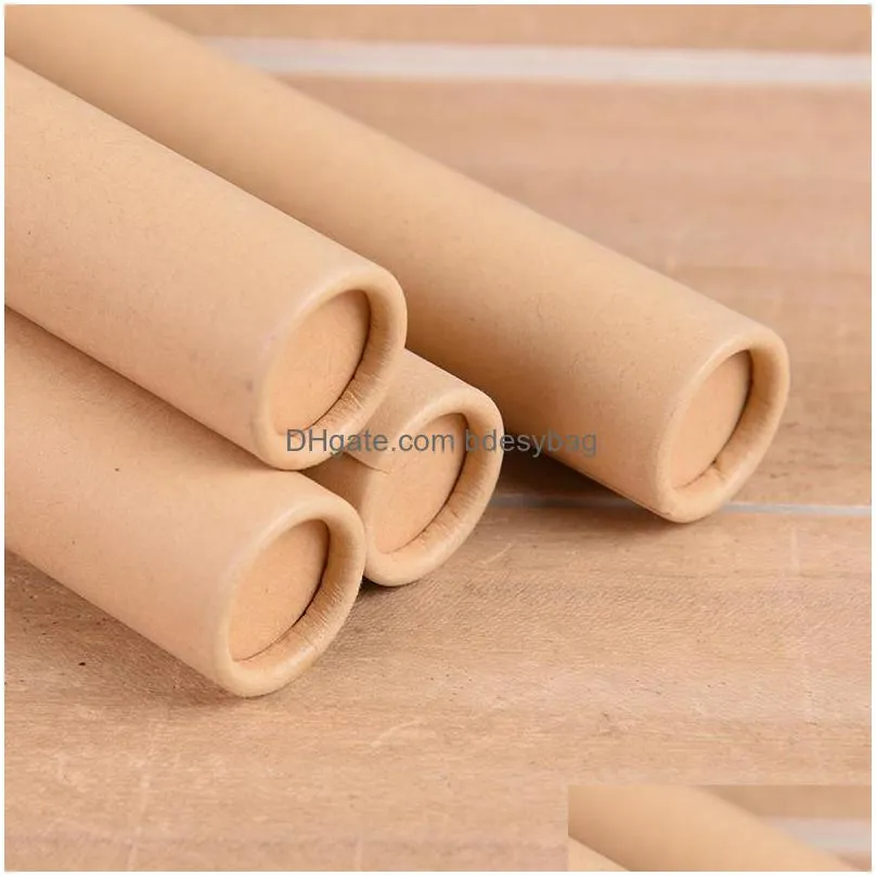 kraft paper incense tube incense barrel small storage box for 10g/20g joss stick convenient carrying factory wholesale lx3323