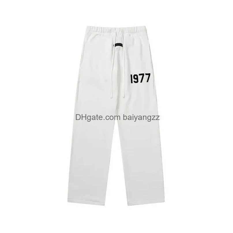 Mens Pants Fashion Designer  Men Women Solid Color Pant Trousers Hip Hop Motion For Male Casual Joggers Size S-Xl Drop Delivery A Dhygw