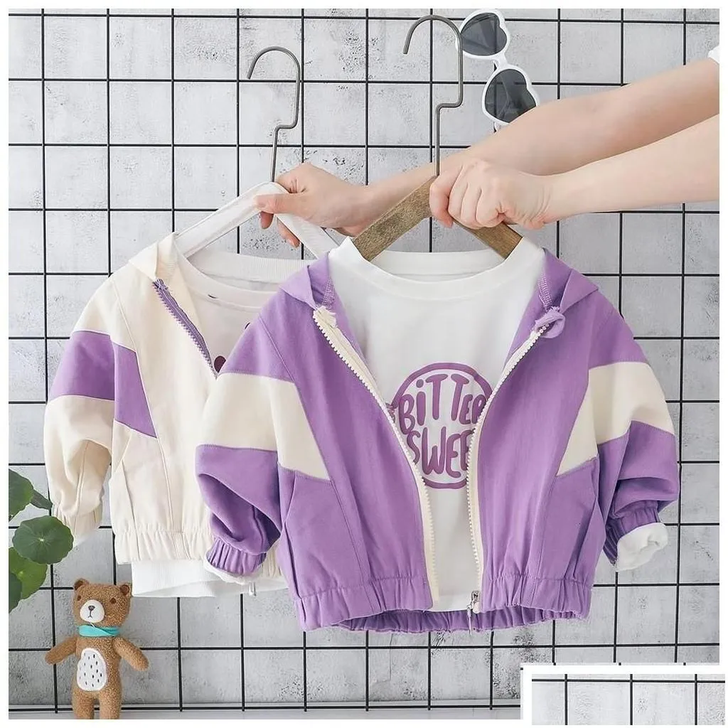 rain gear spring autumn baby kids girls jackets coats cotton causal long sleeve children fashion clothes p4 190 230520 drop delivery m