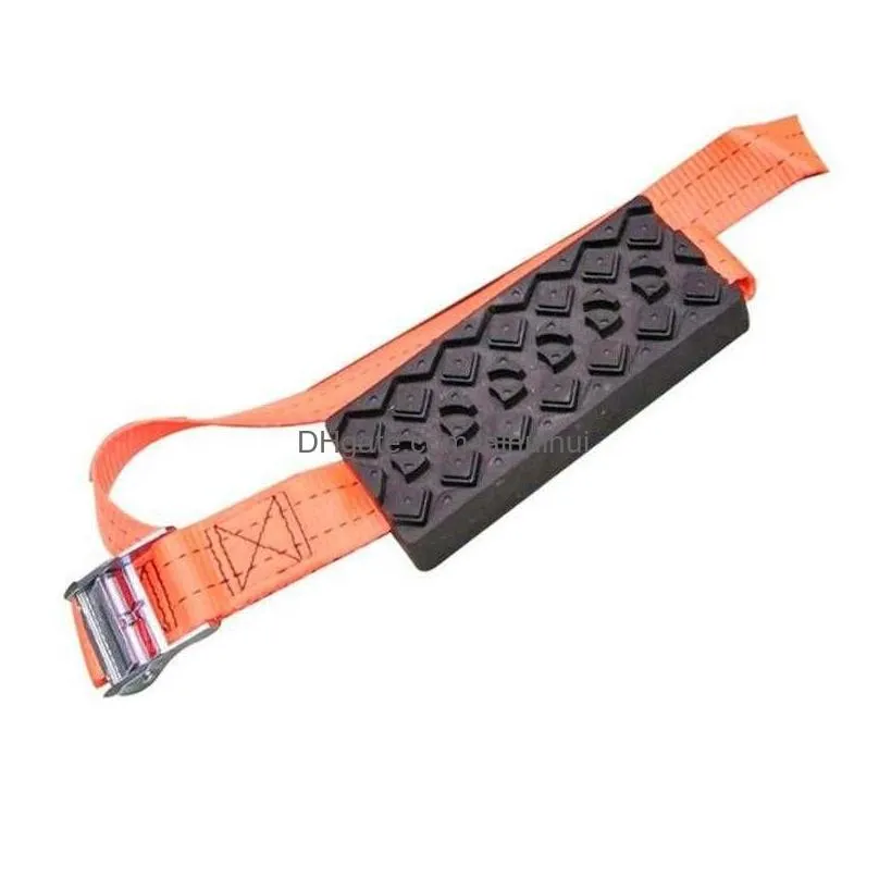 travel roadway product 2pcs car mud board sand emergency chain off-road escape rescue tool auto parts 1216