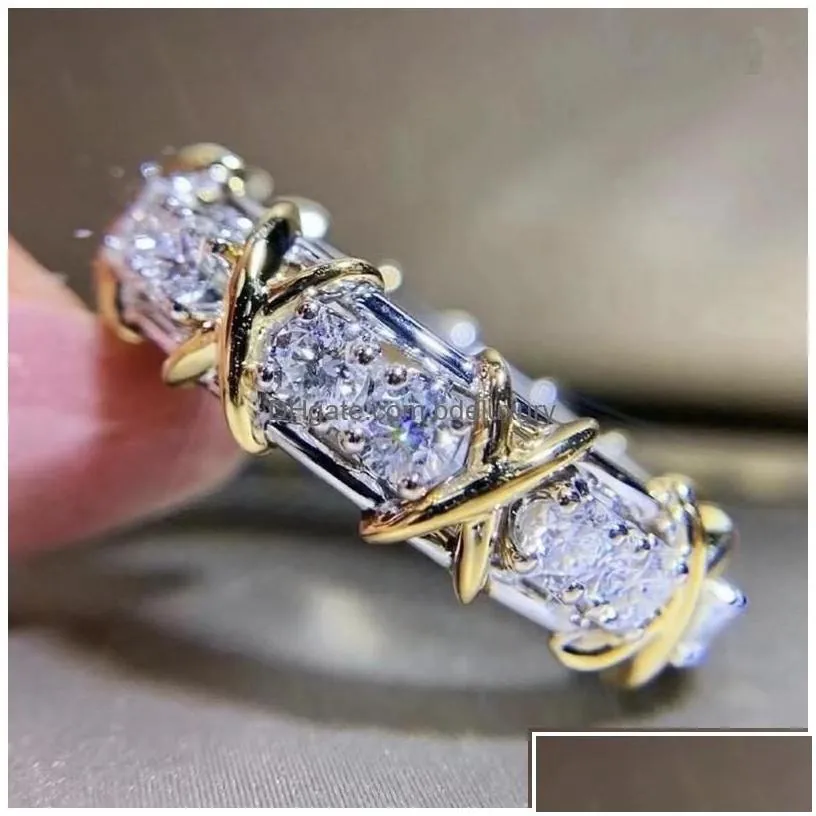 cluster rings blue pouch 925 sier couple designer ring luxury women men band love please return to lover heart anillos wedding r