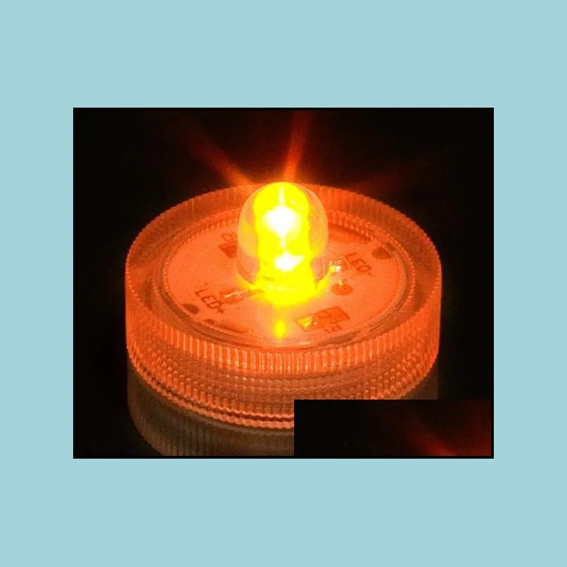 submersible candle underwater flameless led tealights waterproof electronic smokeless candles lights wedding birthday party xmas