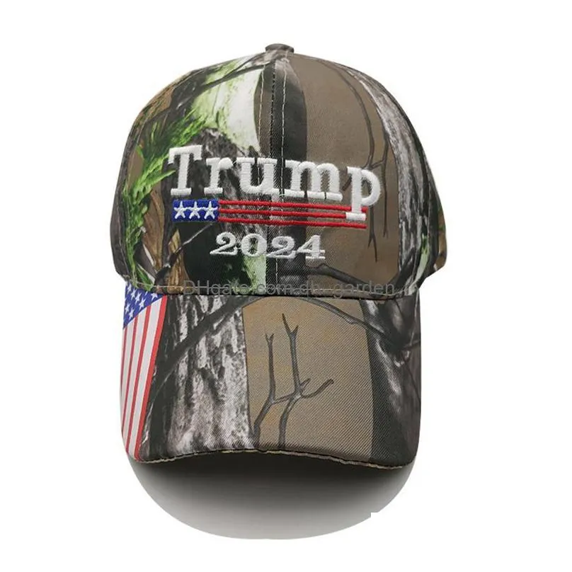 donald trump 2024 hat camouflage us election baseball cap party hats
