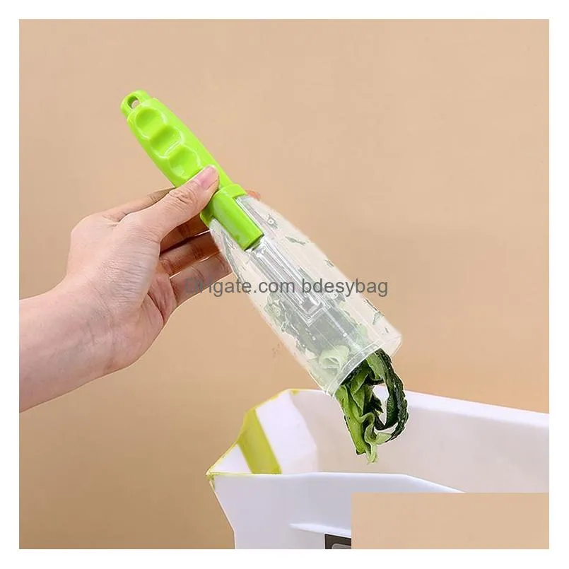 Fruit & Vegetable Tools Mtifunctional Vegetable Tools Storage Type Peeling Knife With Tube Peeler  Supplies Household Drop Delive Dh5Lb