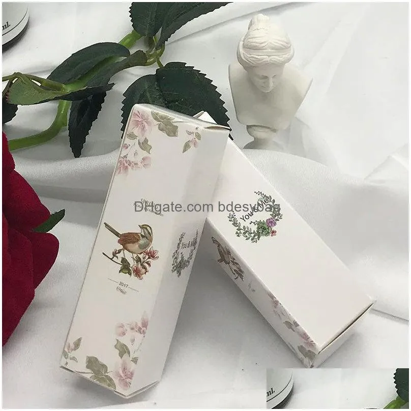 lipstick cardboard box lipstick cosmetic perfume bottle box essential oil packaging box lz1791