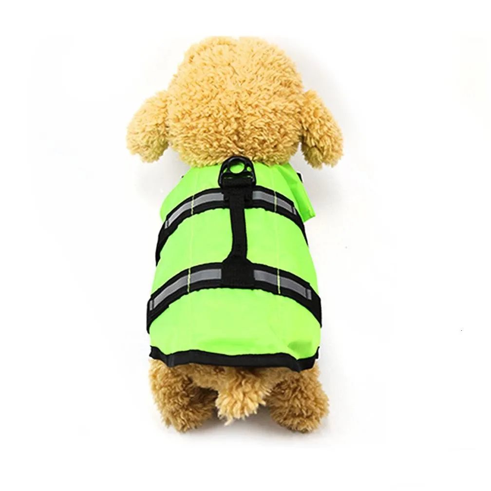 dog apparel puppy rescue swimming wear safety clothes vest swimming suit xs-xl outdoor pet dog float doggy life jacket vests 230613