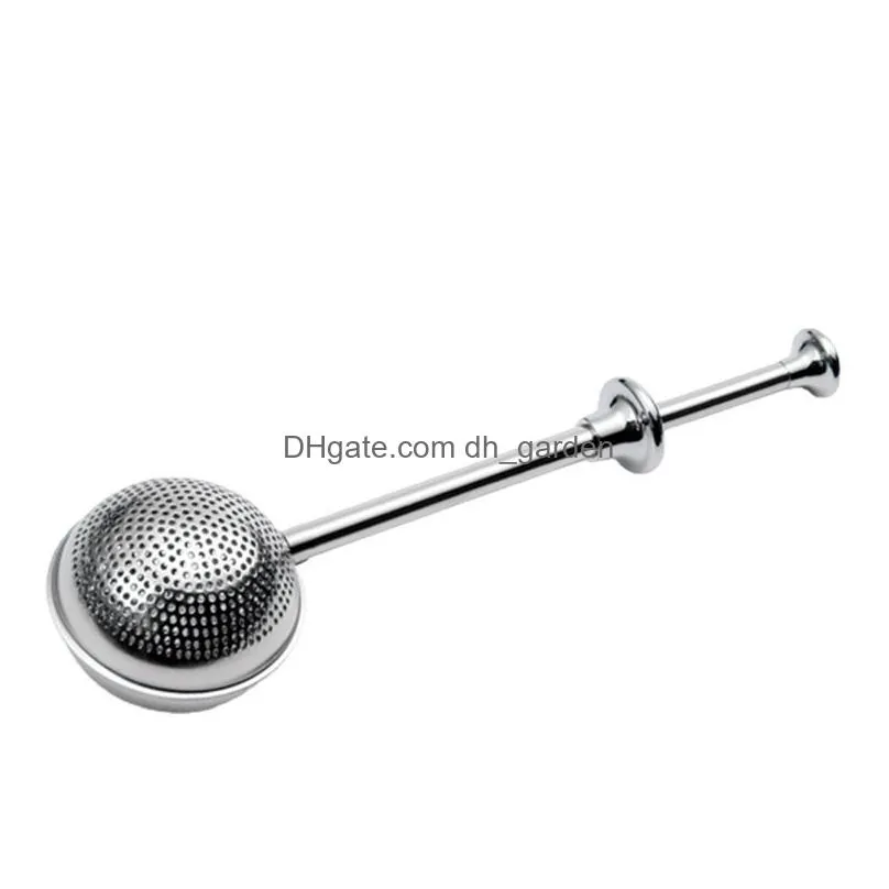 stainless steel tea strainers telescopic ball household teas filter diffuser teaware